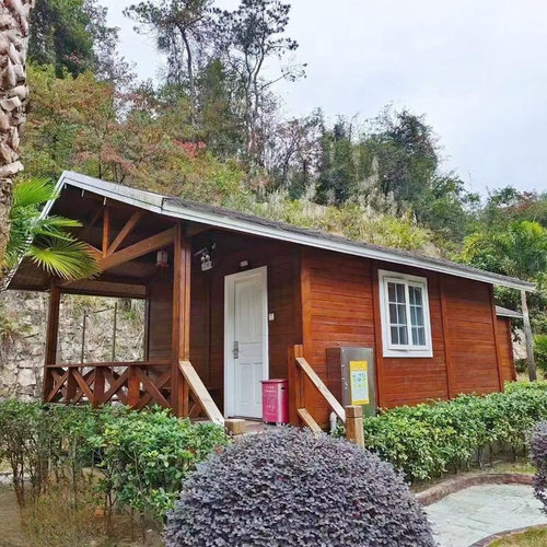 防腐木小木屋露营房网红景区酒店民宿住人集成房屋别墅大型木房子