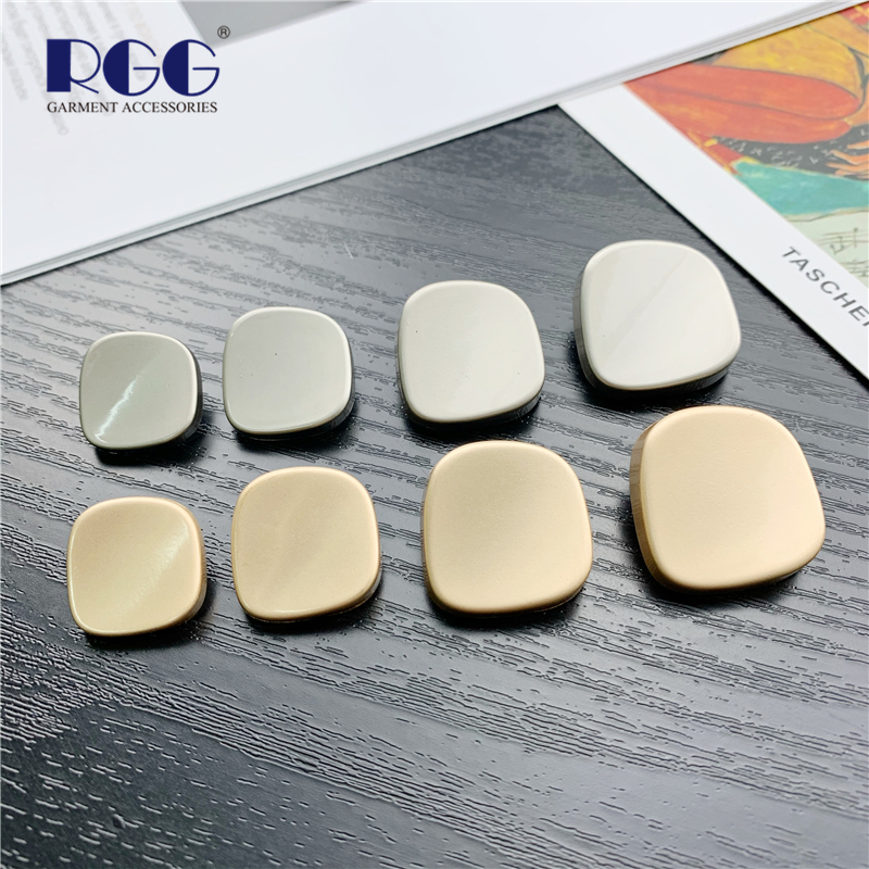 金属纽扣四方波浪条纹圆形扣子精致男女西装扣外套裙子风衣大衣扣