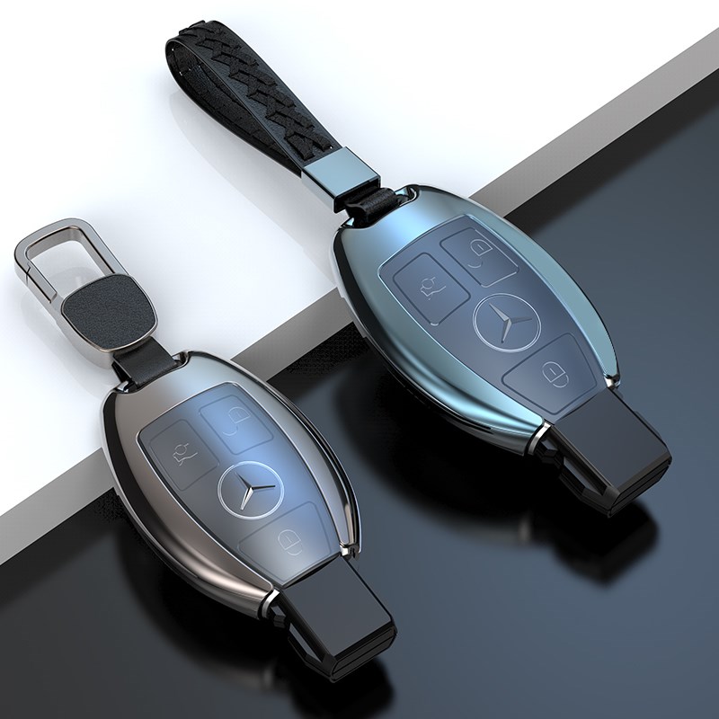 适用于2019款奔驰gle450钥匙套18/17/16款gls450/gle350/320包扣