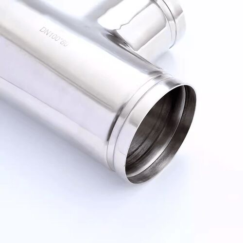 304薄壁不锈钢沟槽异径三通卡箍沟槽转卡压异径三通水管连接件89