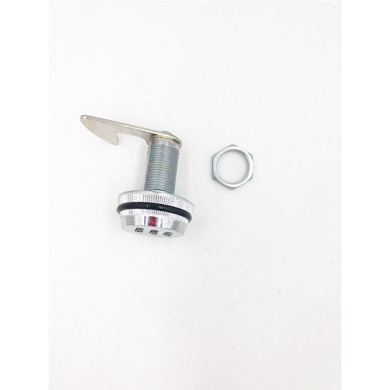 尾箱密码锁转舌锁三位密码拨盘锁机械抽屉密码锁改装配件锁