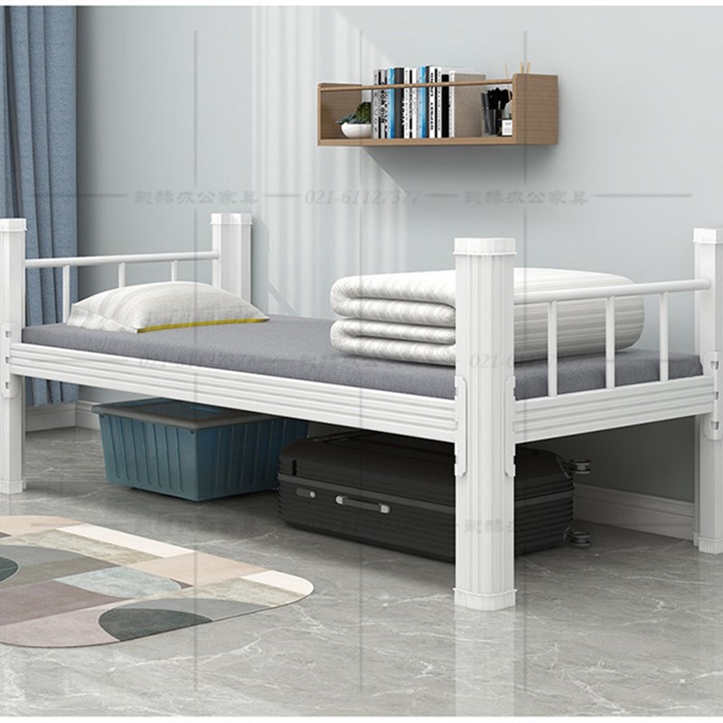 上下铺双层床学生宿舍高低床员工寝室铁架床公寓1.2米双人床单人