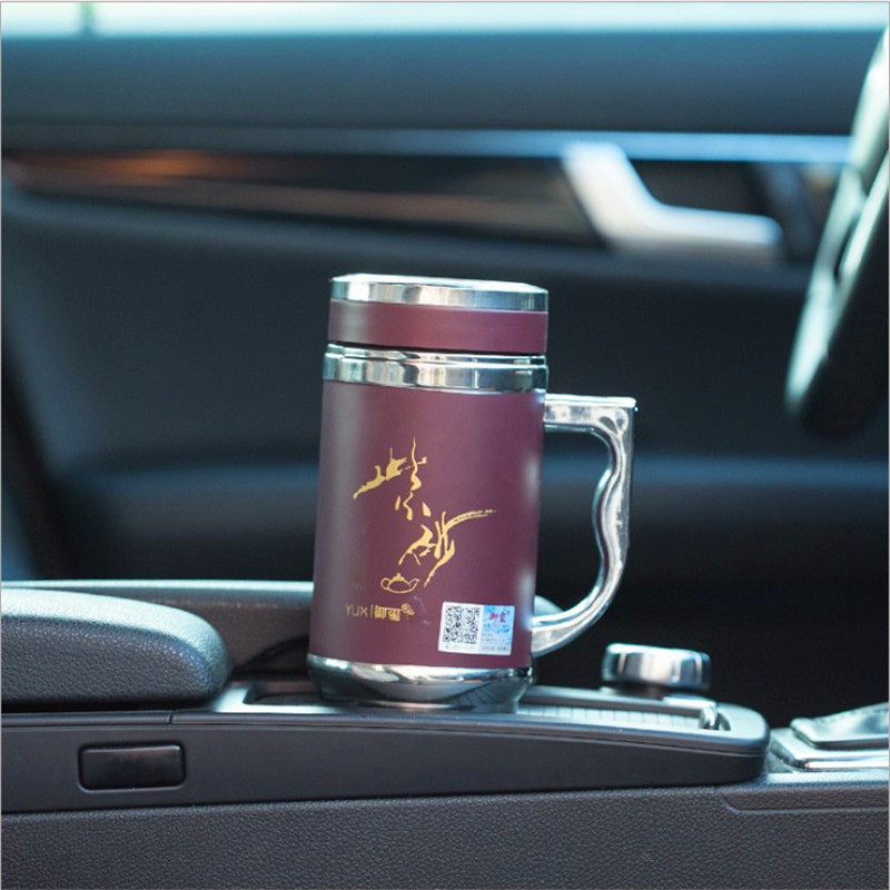 磁化杯 紫砂内胆保健养生紫沙不锈钢防结石磁性水杯茶杯礼品刻字