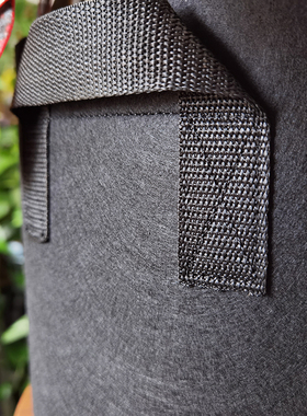 黑色植物种植袋 grow bag 无纺布 加厚毛毡植树袋特大加仑花盆