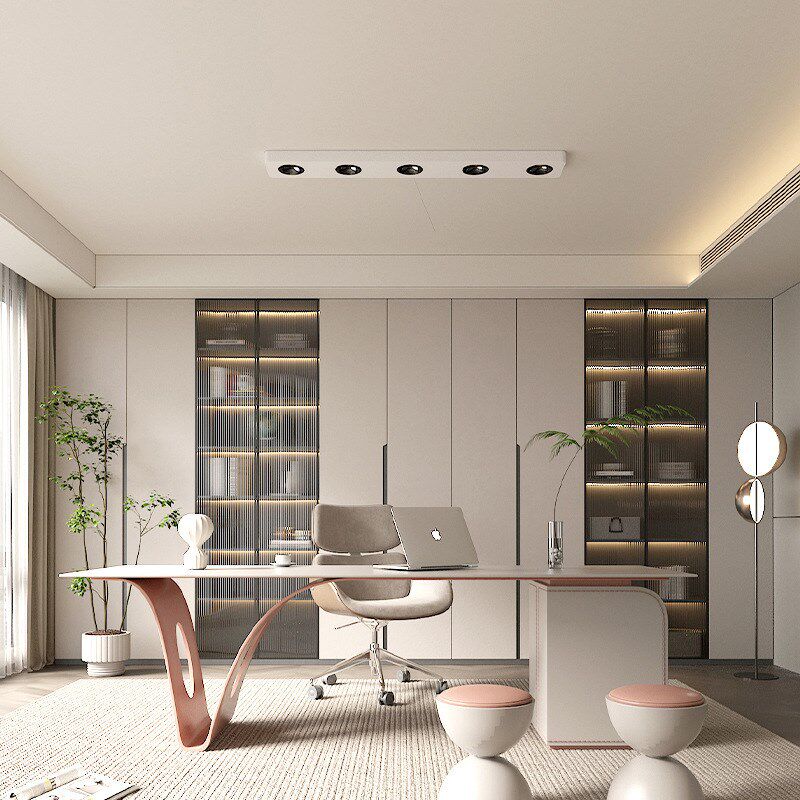 超薄明装筒射灯全光谱护眼五头十头客厅卧室无主灯防眩斗胆灯,家装灯饰光源,明装射灯,淘宝优惠券,粉丝福利购,淘宝优惠卷