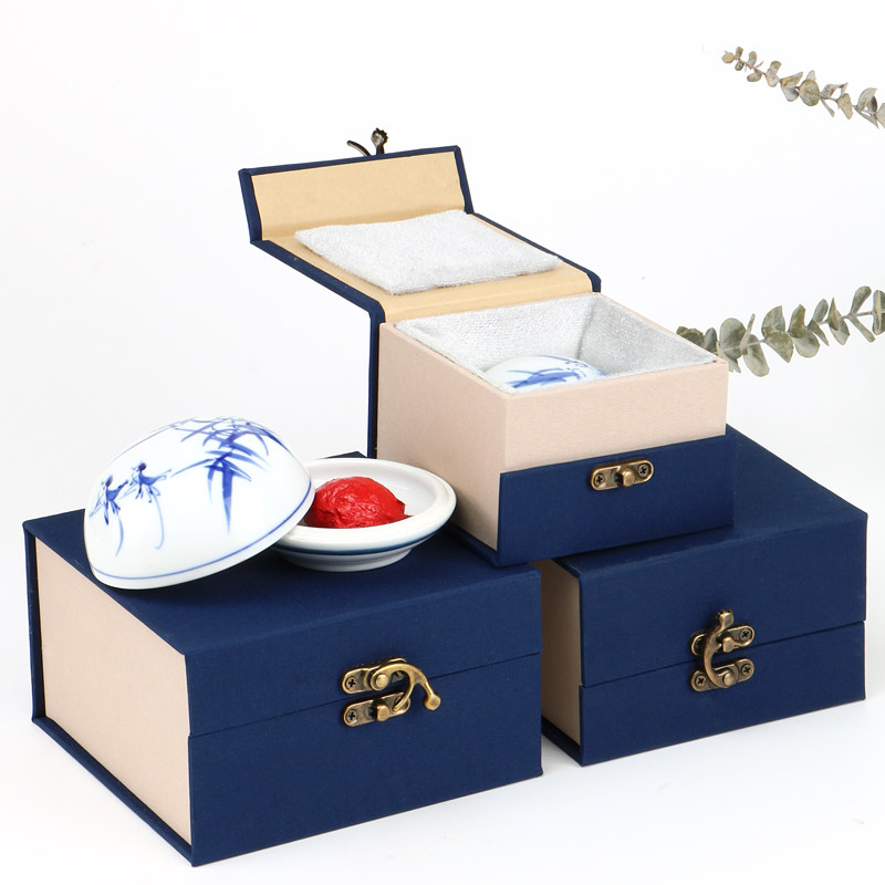 光祖印泥盒锦盒大中小印泥盒子印泥瓷盒盒子收纳盒书画篆刻金石绒,文具电教/文化用品/商务用品,文房四宝,淘宝优惠券,粉丝福利购,淘宝优惠卷