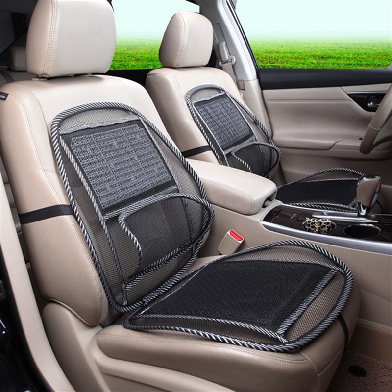 夏季汽车坐垫凉席车载驾驶员透气护腰垫腰靠背单座座椅背靠垫单片