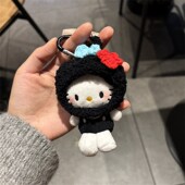 可爱tim 饰少女心布偶娃娃伴手礼公仔 kitty猫挂件钥匙扣包挂装
