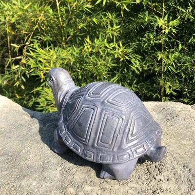 石雕石头乌龟青石手工雕刻庭院鱼缸造景家居装饰石龟雕刻