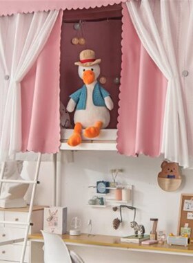 Helthy小新床帘宿舍寝室大学生上铺下铺单人床物理遮光素雅