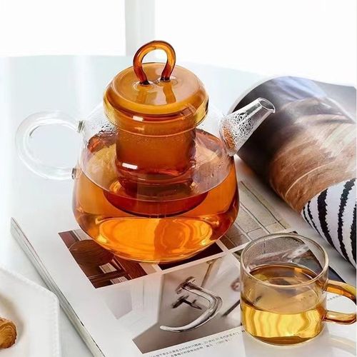 高硼硅玻璃壶装茶具加厚耐热茶水分离防爆泡茶煮茶器壶功夫茶杯