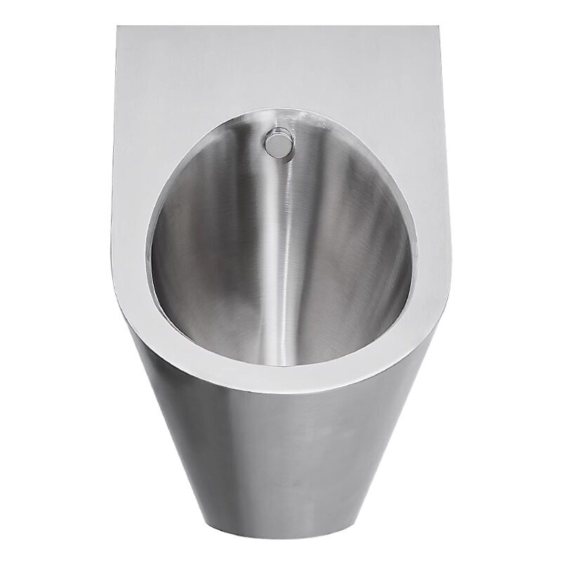 一体壁挂式小便器下水管墙防冲水感应