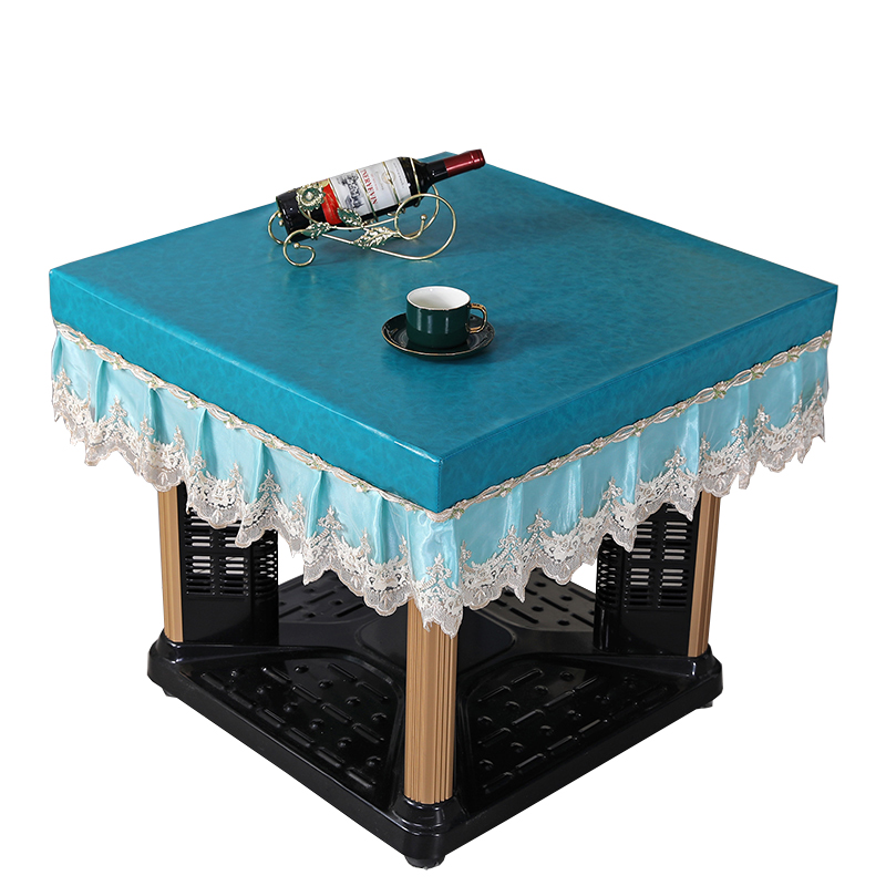烤火桌皮罩防水防油防烫免洗茶几桌布罩正方形电取暖炉桌子罩