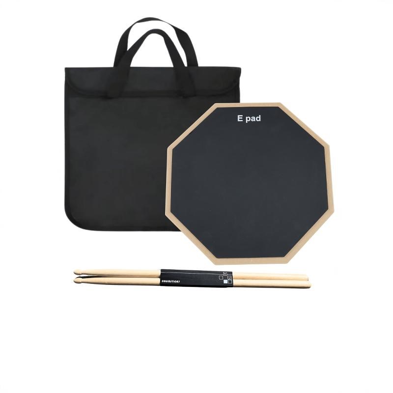 寸硅胶哑鼓垫架子鼓初学入门哑鼓装爵士鼓练习器静音打击板