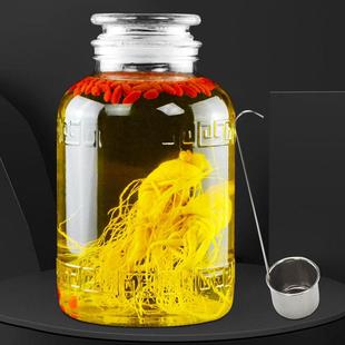 泡酒专用酒瓶玻璃酿酒罐家用密封人参泡酒瓶2 3斤5斤10斤50酒坛子