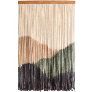 北欧手工编织挂毯山水艺术画 客厅门帘玄关民宿背景墙软装饰画