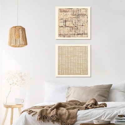 密布现代样板间高级感客厅装饰画侘寂风玄关肌理挂画