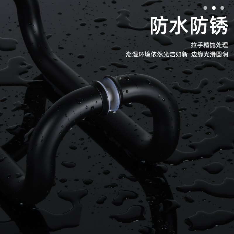 加厚锈钢玻璃门拉手有框门无框钢化门木门金属门办公室弯拉手