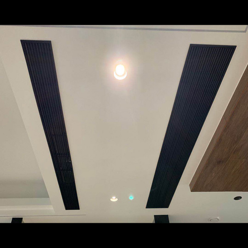 极简线形格栅中央空调出风口加长定制窄边框检修口线性百叶回风口