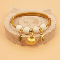 New cat and dog necklace, cat longevity lock, silent pet necklace, dog scarf, bell, red string decoration thumbnail 7