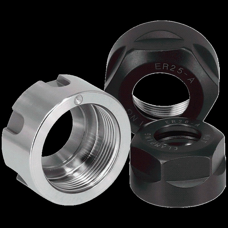 龙翔雕刻机夹头螺母ER螺帽压帽ER20 ER25 ER32动平衡螺母A型UM型