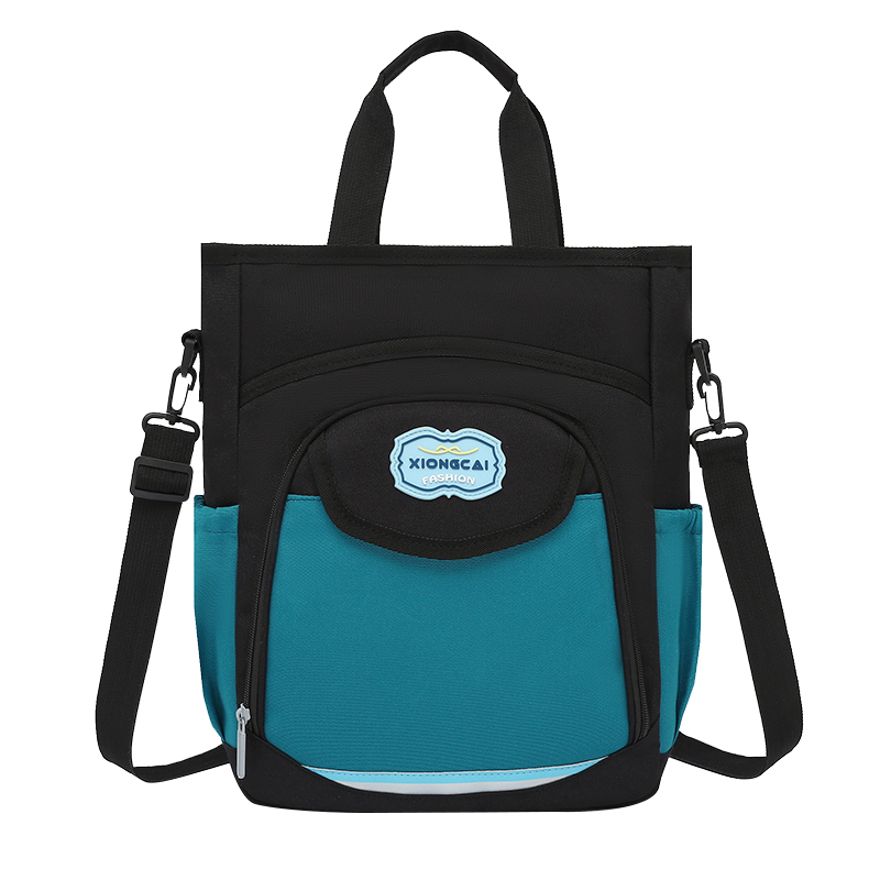 小学生补习袋手拎书袋文件袋初中生帆布学习袋儿童A4可双肩资料袋