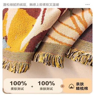 高级感沙发盖布巾全包万能套罩四季 2024新款 通用皮沙发防滑坐垫子
