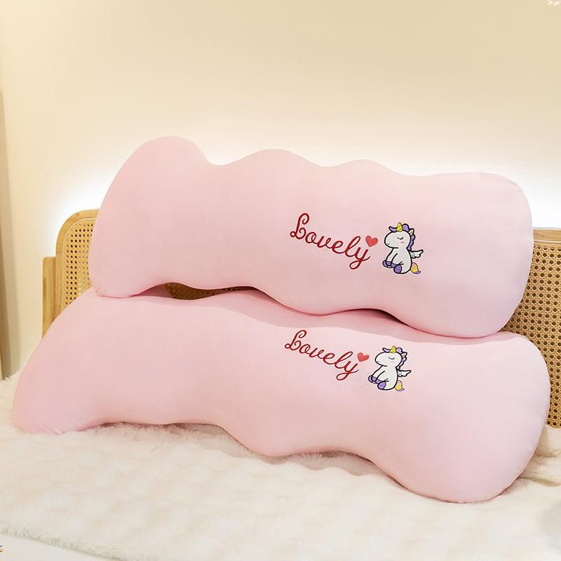 软包云朵抱枕榻榻米床靠背垫侧睡毛绒可拆洗夹腿女生床上大号