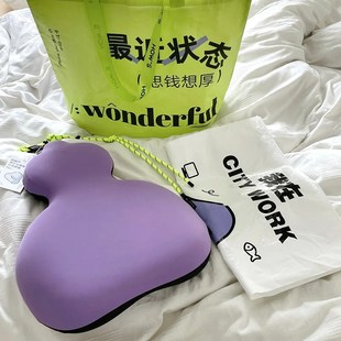 hows葫芦靠枕坐垫靠背一体葫芦形状腰靠办公室护腰工位久坐神器
