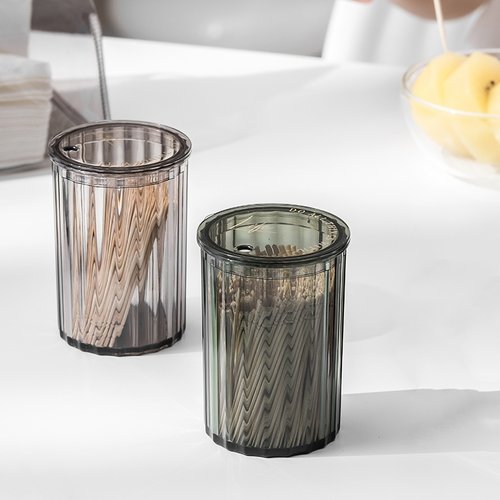 创意精致高档牙签盒透明收纳筒