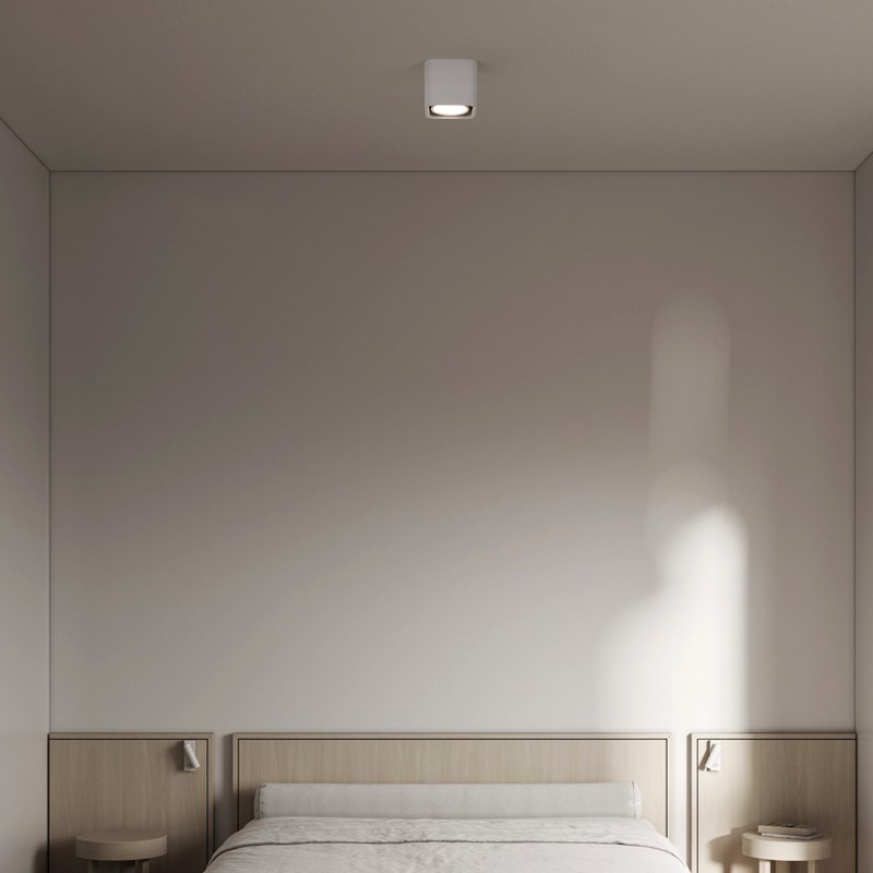 led明装筒灯全光谱方形客厅无主灯吸顶斗胆灯gx53合仔燈盒