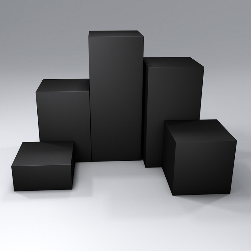 个性高低展示台 服装店橱窗模特地台 流水台展示架方形几何体摄影