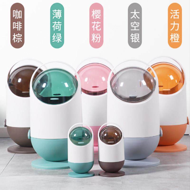 垃圾桶家用卧室客厅大容量分类有盖纸篓可爱少女手提式创意垃圾桶