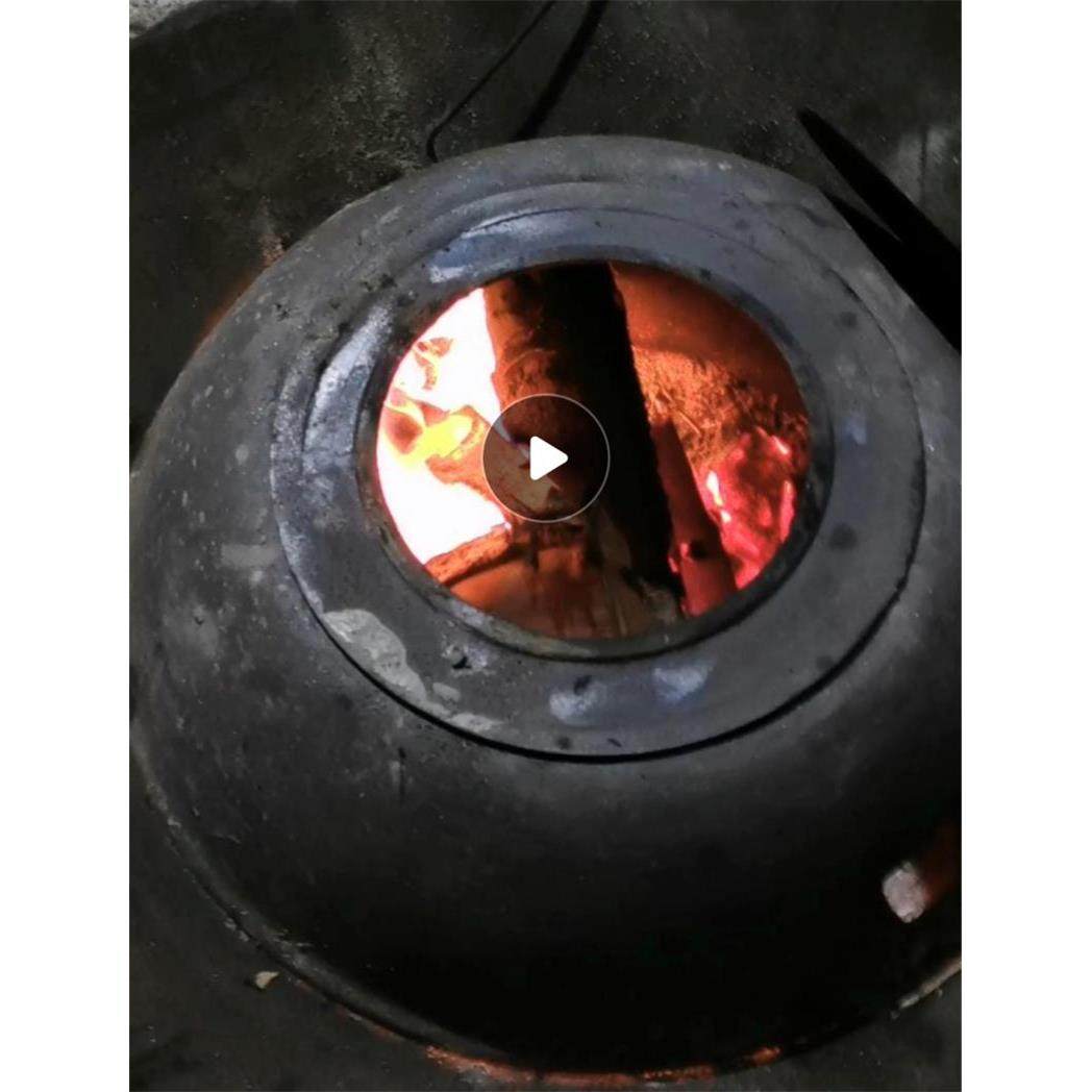 恩施地火农村炉地炉铁锅全套土地暖无烟尘柴火灶简易无尘火炉壁炉