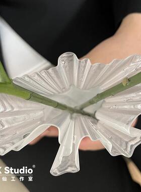 PZX 珍珠瀑布3D打印花瓶 北欧高级轻奢家居花器客厅创意装饰ins风