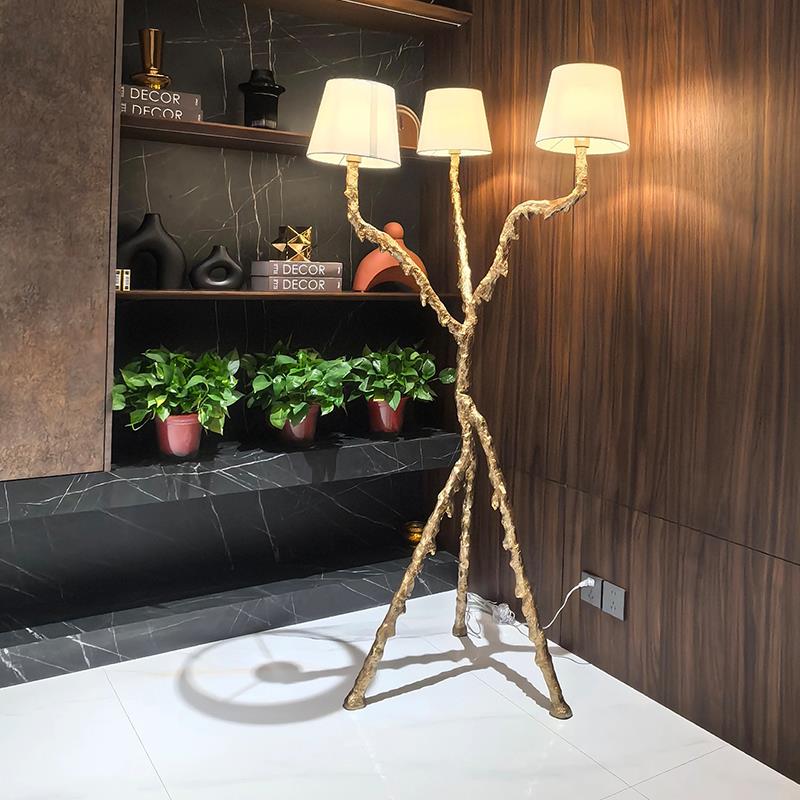 意大利Edra Ines 全铜树枝落地灯客厅沙发卧室高级感立式氛围台灯