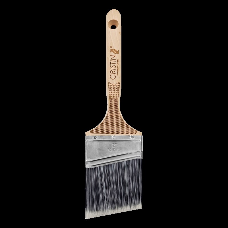 克里斯汀 艺术漆斜角刷毛刷天鹅绒拍涂艺术涂料施工修边描边
