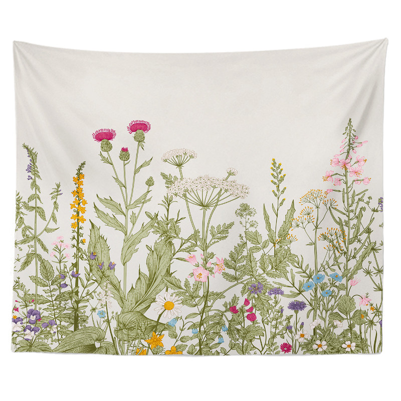 小新田园鲜墙壁装饰挂毯背景布房间床头卧室布置墙布窗帘桌布,居家布艺,挂毯/壁毯,淘宝优惠券,粉丝福利购,淘宝优惠卷