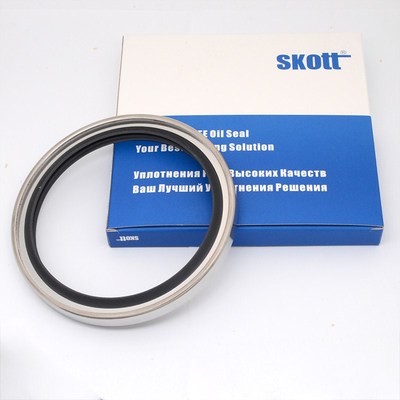 轴径100-104.6skott进口不锈钢油封单双唇高速轴耐腐蚀铁氟龙