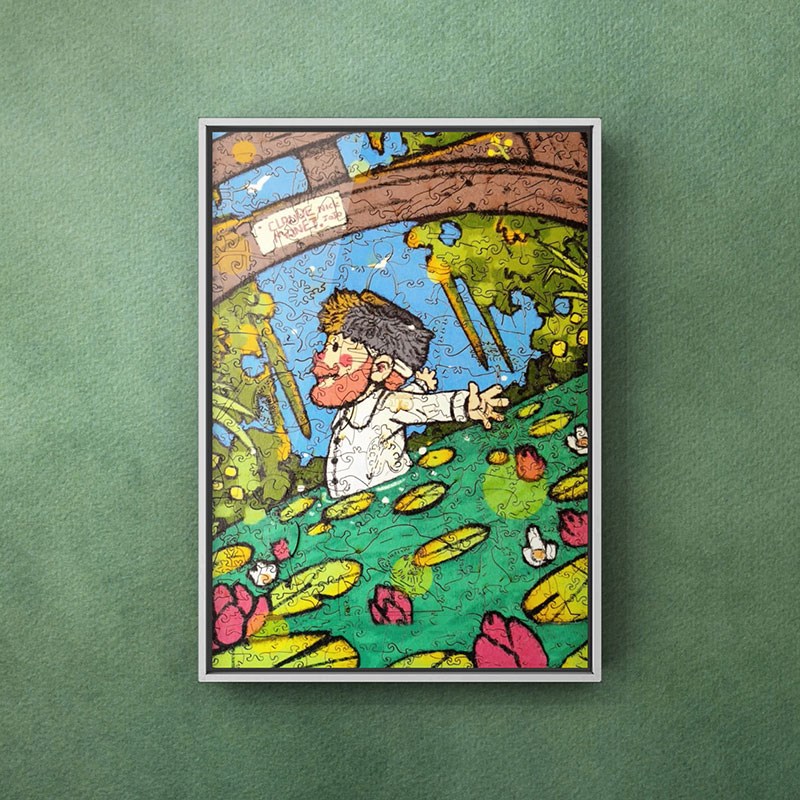 铝合金1片专用拼图框裱框架拼图相框 *75挂墙定制