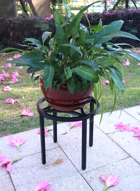 zon忠马 承重盆底座铁艺架结实托盘托支架