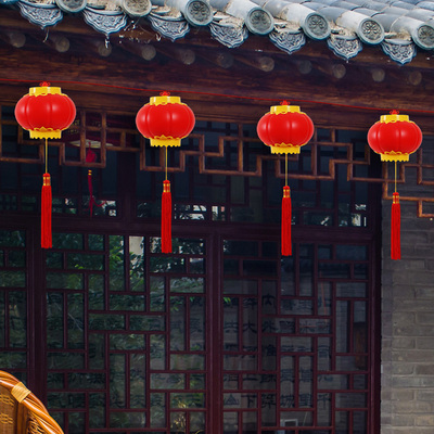 元旦新过年灯笼户外led花灯宫灯挂件阳台小连串大红灯笼吊灯装饰