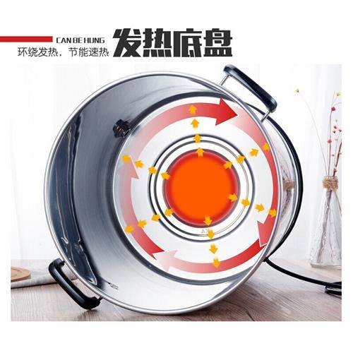 电热开水桶商用烧水桶不锈钢蒸煮大容量家用烧水器自动加热酒店热