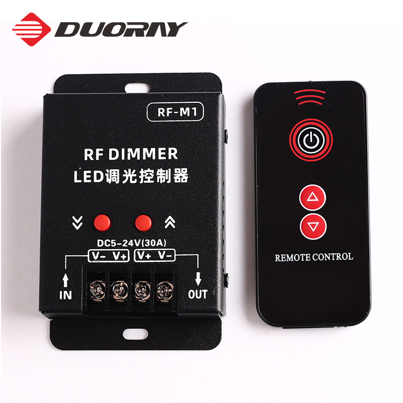 LED遥控调光控制器灯带模组灯条灯箱招牌12-24V亮度调节旋钮开关