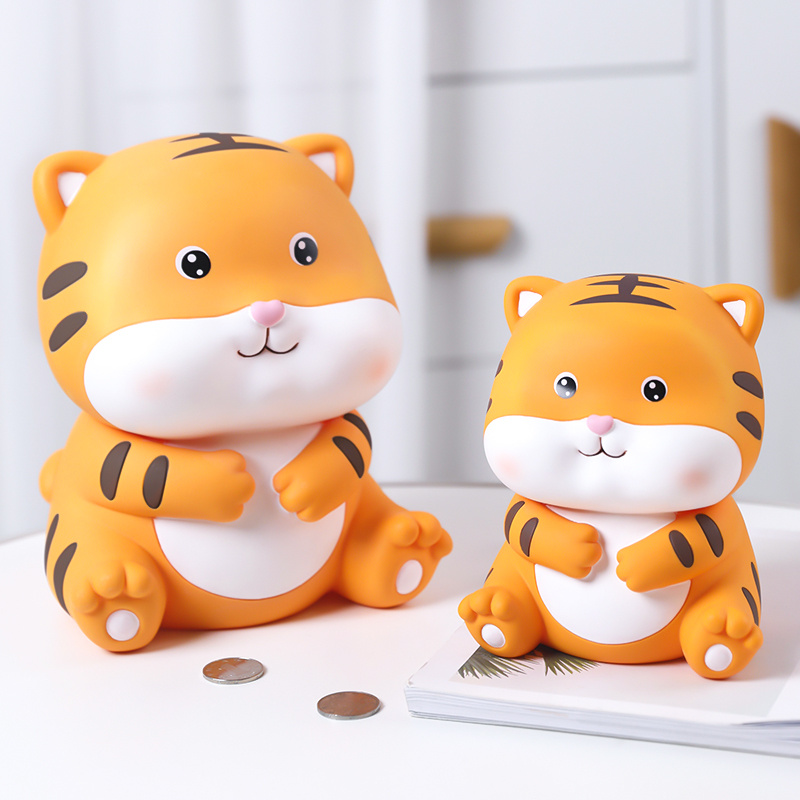 老虎年存钱罐2021年新款只进不出儿童男女孩生大容量成人储钱蓄罐