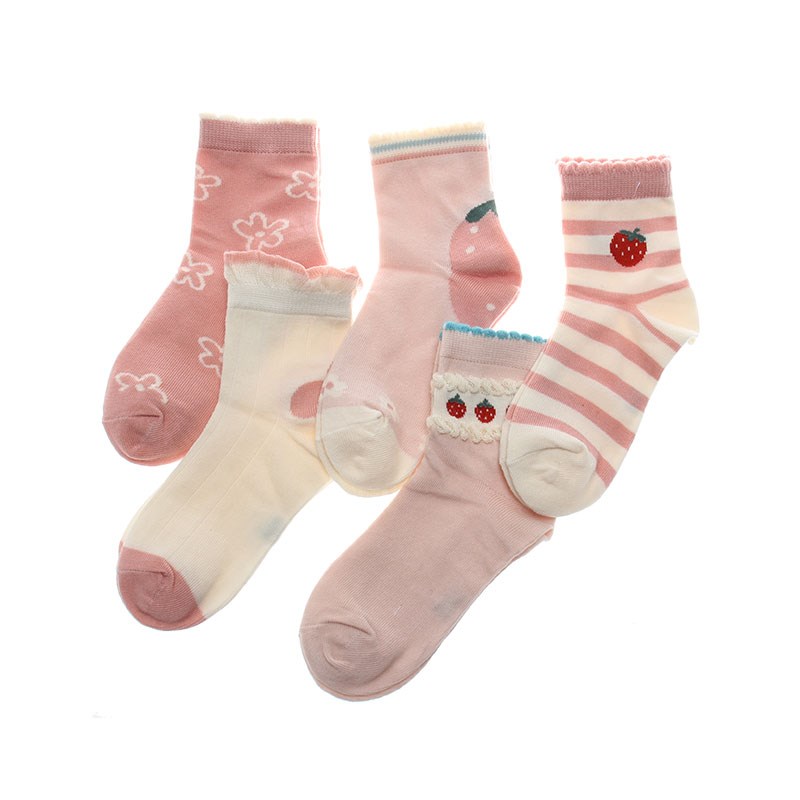 六指鼠儿童袜子春秋冬厚款中筒袜男童女童学院风宝宝袜子秋季童袜