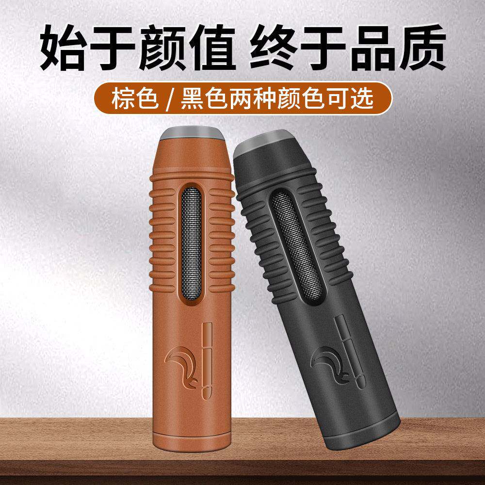 车载烟灰套不掉烟灰神器懒人烟嘴汽车吸烟抽烟免弹灰便携式烟灰缸