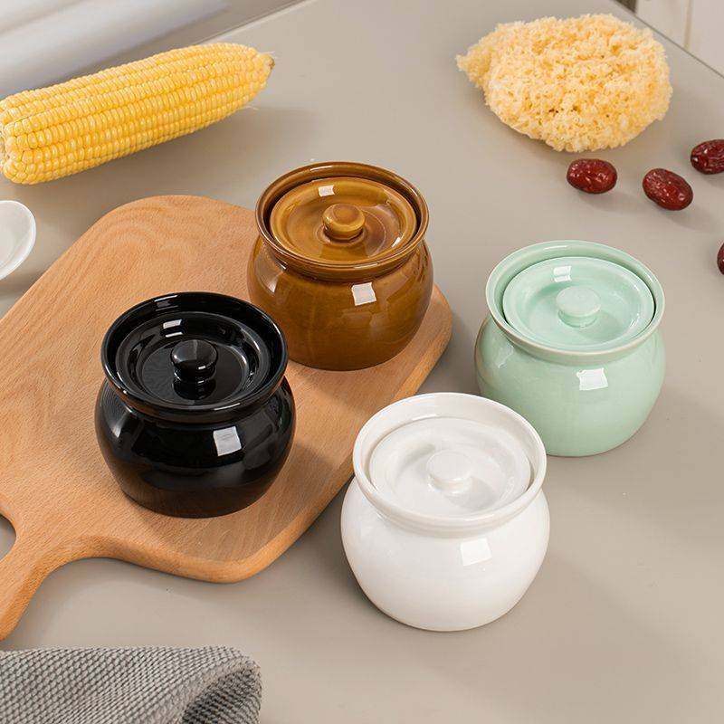 瓦罐炖盅隔水炖朱雀汤蒸蛋炖罐带盖汤罐中式沙县小吃陶瓷煨汤汤盅,厨房/烹饪用具,炖锅/炖煲/汤煲,淘宝优惠券,粉丝福利购,淘宝优惠卷