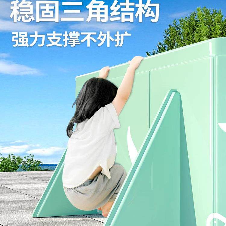 跨境首选免充气游泳池儿童戏水池家用户外大型成人游泳池可折叠木