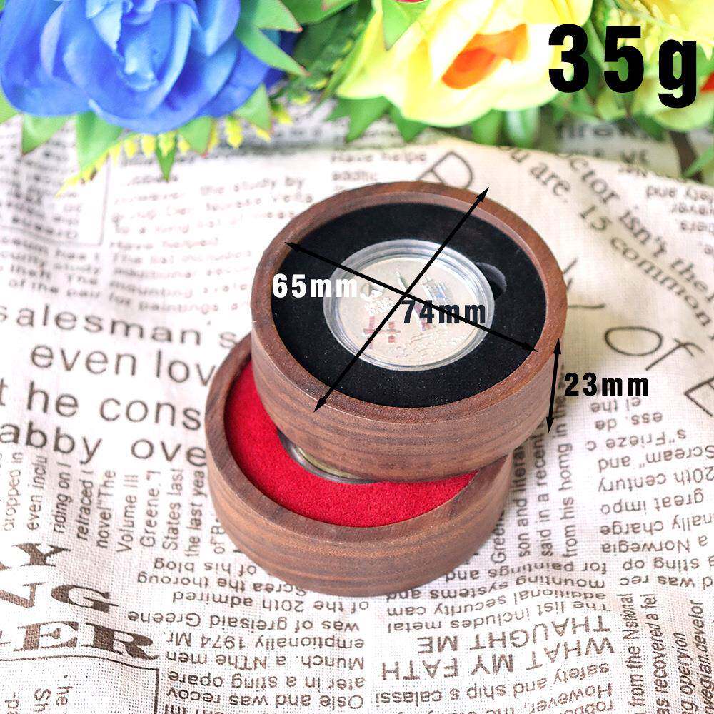 纪念币徽章展示托盘古钱币铜钱五帝钱银元收藏袁大头木盒复古风